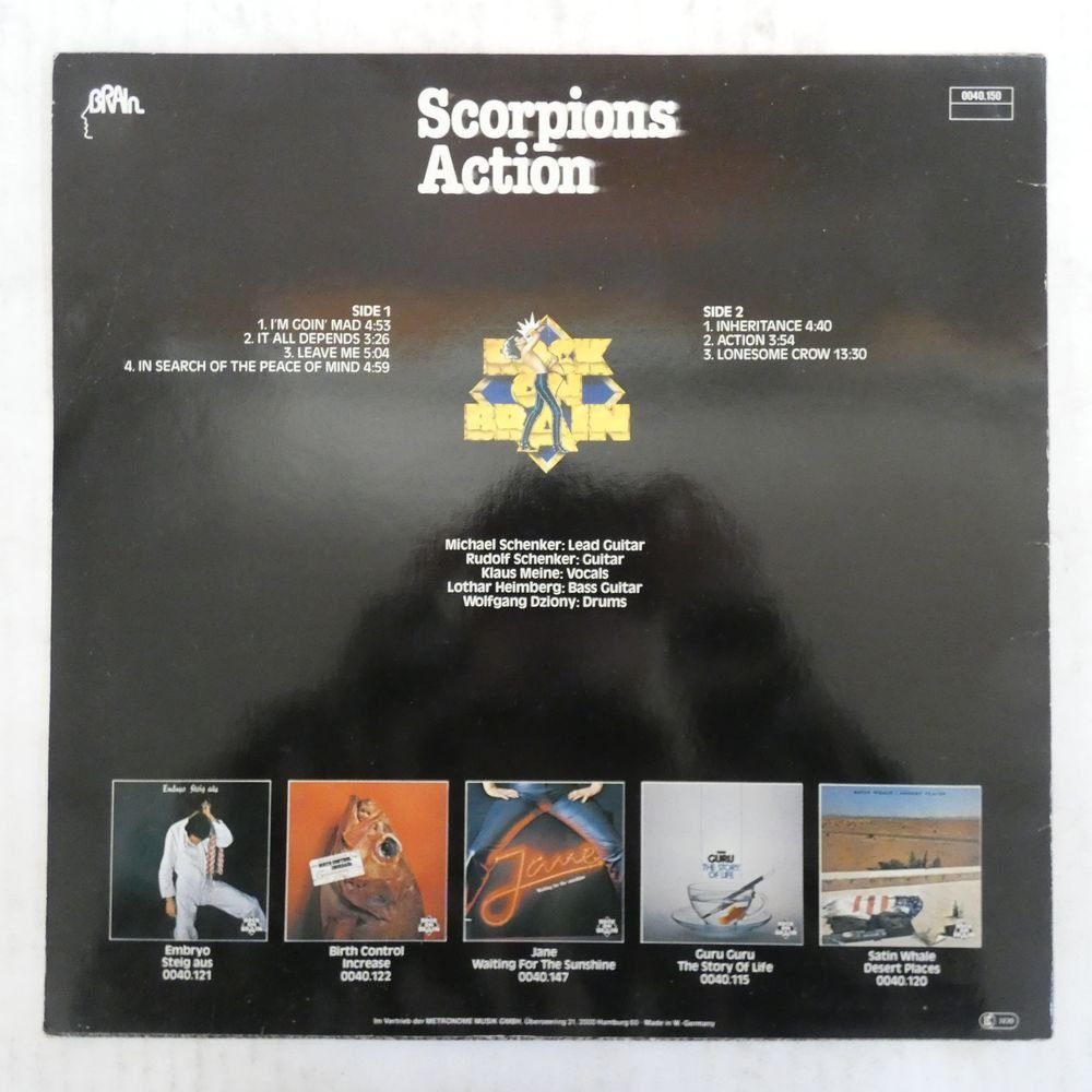 46060949;【Germany盤】Scorpions / Action_画像2