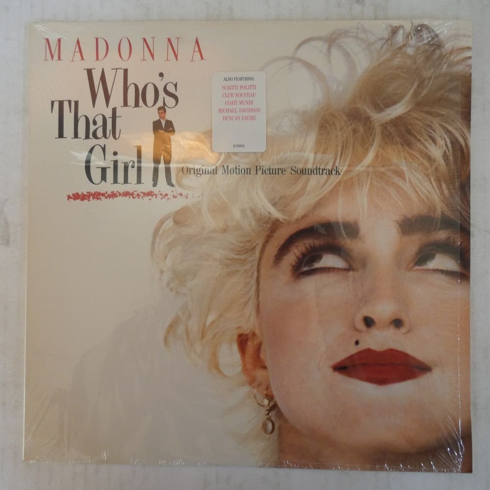 46060984;【US盤/シュリンク/ハイプステッカー】Madonna / Who's That Girl (Original Motion Picture Soundtrack)_画像1