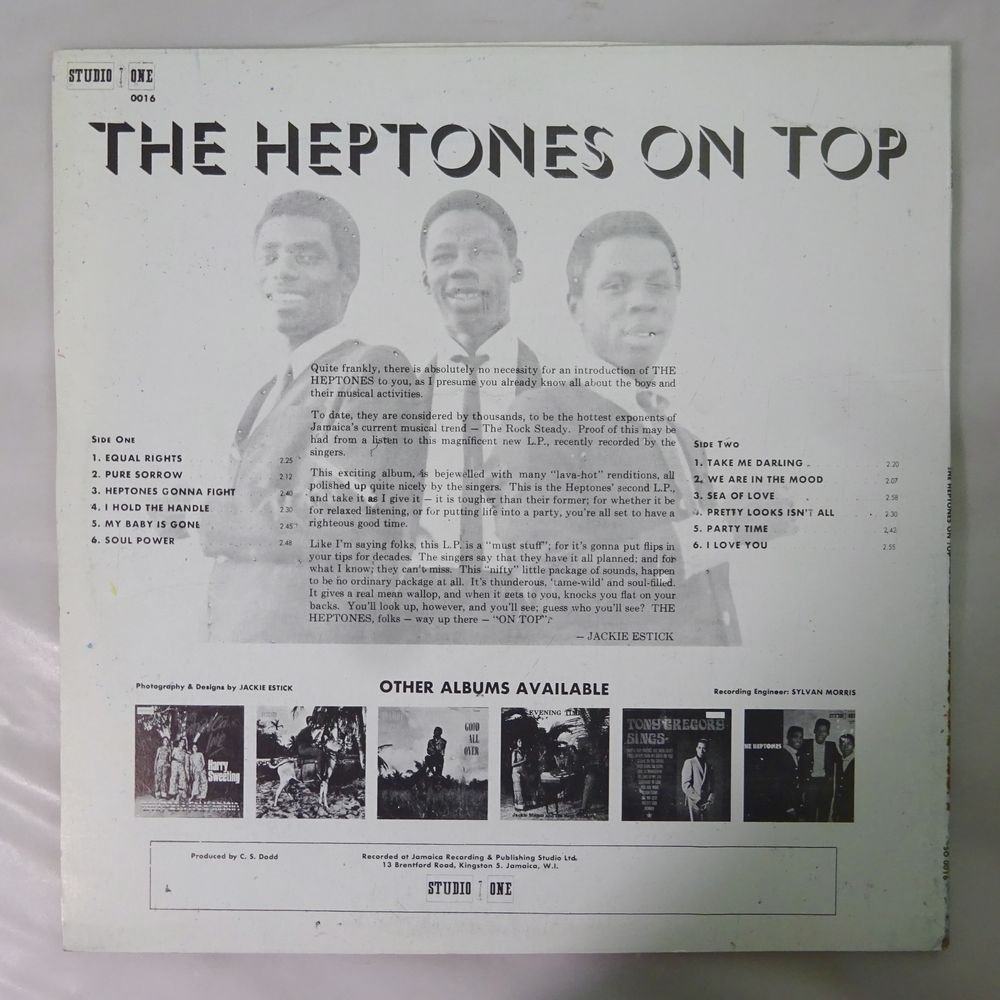 14029477;【Jamaica盤/Studio One】The Heptones / On Top_画像2