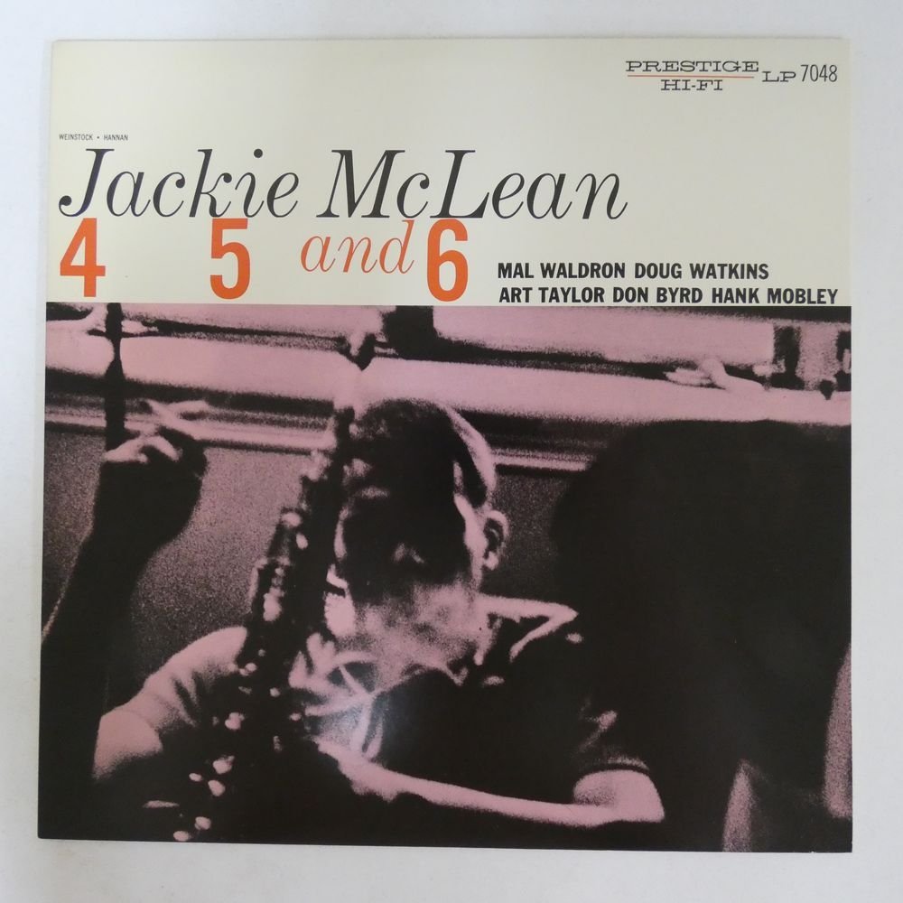 46061787;【US盤/OJC Prestige】Jackie McLean / 4, 5 And 6_画像1