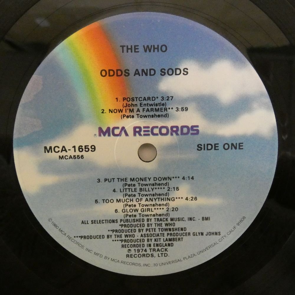 46062300;【US盤】The Who / Odds & Sods_画像3
