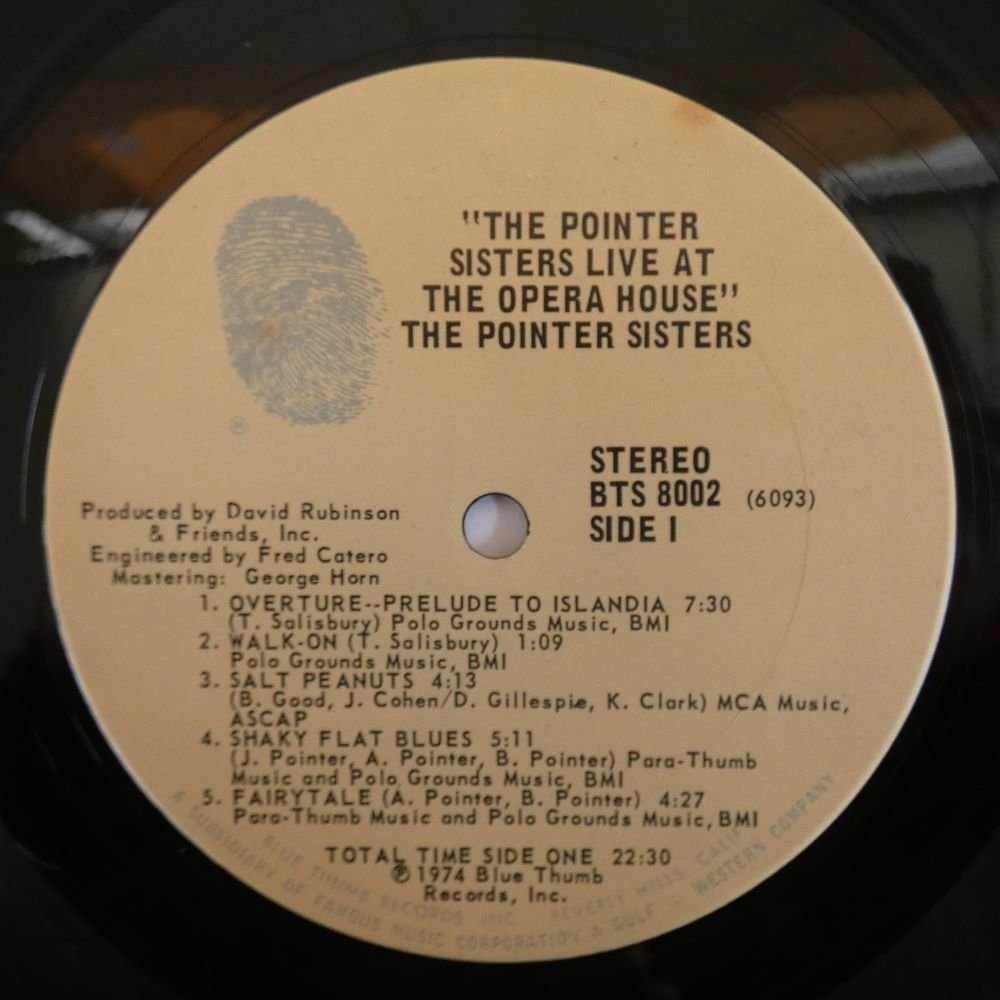46062696;【US盤/2LP/シュリンク/ハイプステッカー】The Pointer Sisters Live At The Opera House_画像3