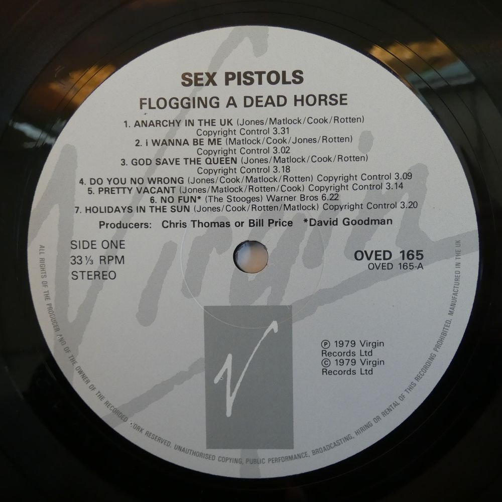 46062750;【UK盤】Sex Pistols / Flogging A Dead Horse_画像3