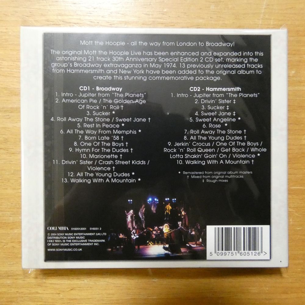 5099751605126;【2CD】MOTT THE HOOPLE / LIVE-30th ANNIVERSARY EDITION　5160512_画像2