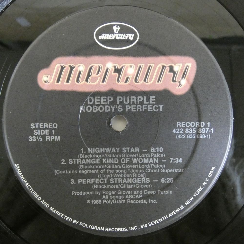 46062872;【US盤/2LP/見開き】Deep Purple / Nobody's Perfect_画像3