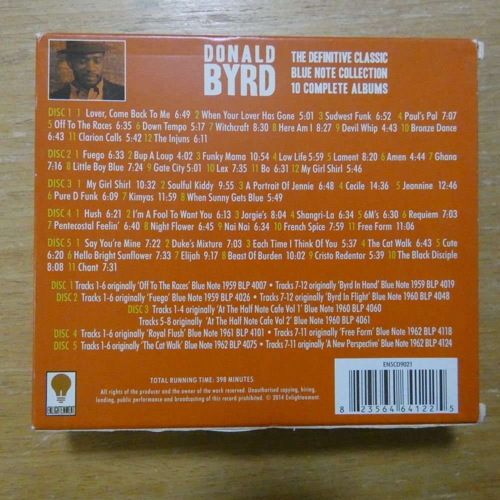 41090383;【5CDBOX】DONALD BYRD / The Definitive Classic Blue Note Collection_画像2