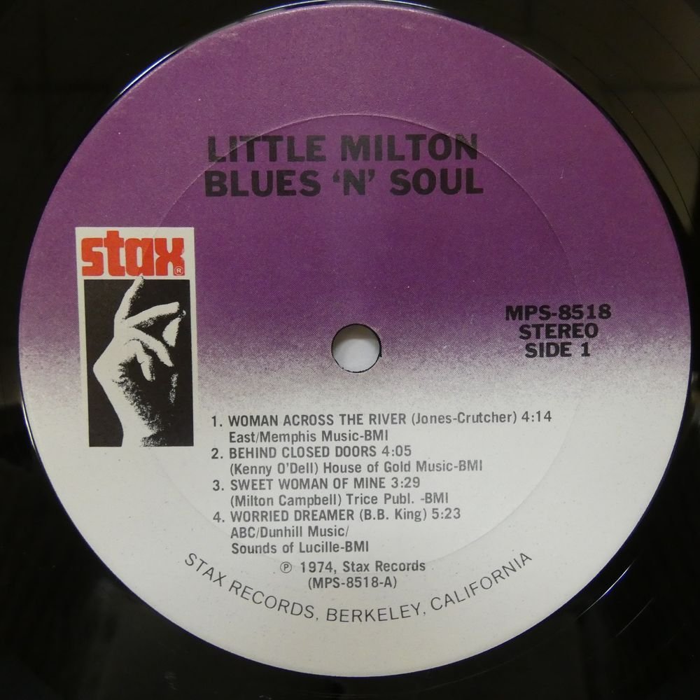 46063434;【US盤/Stax】Little Milton / Blues'N Soul_画像3