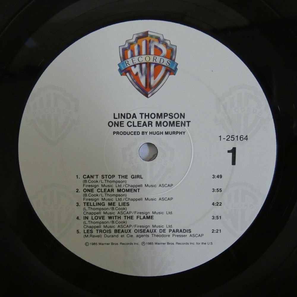 46063713;【US盤】Linda Thompson / One Clear Moment_画像3