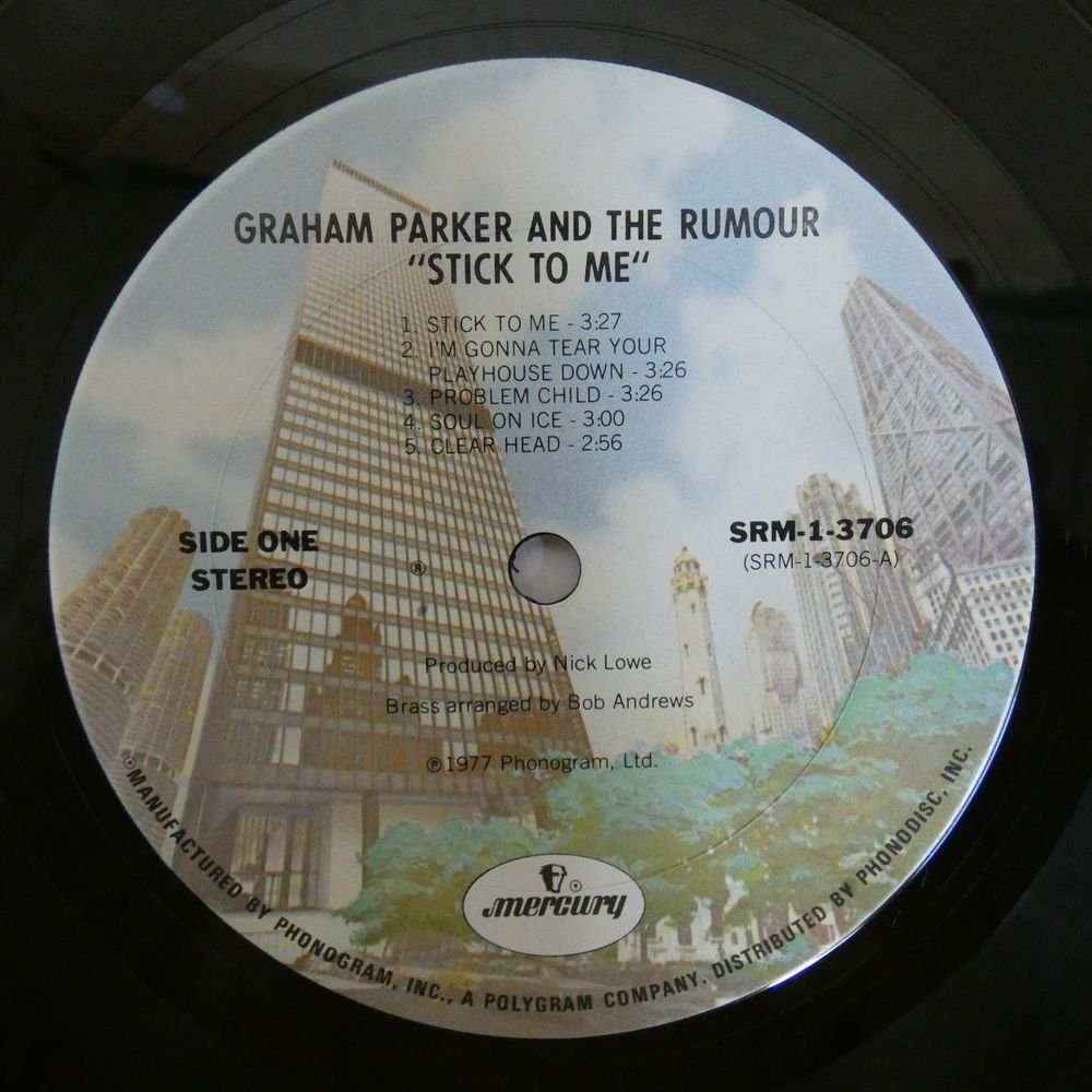 46063746;【US盤】Graham Parker And The Rumour / Stick To Me_画像3