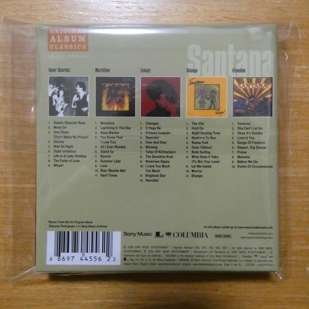 41090678;【5CDBOX】SANTANA / ORIGINAL ALBUM CLASSICS　88697445562_画像2