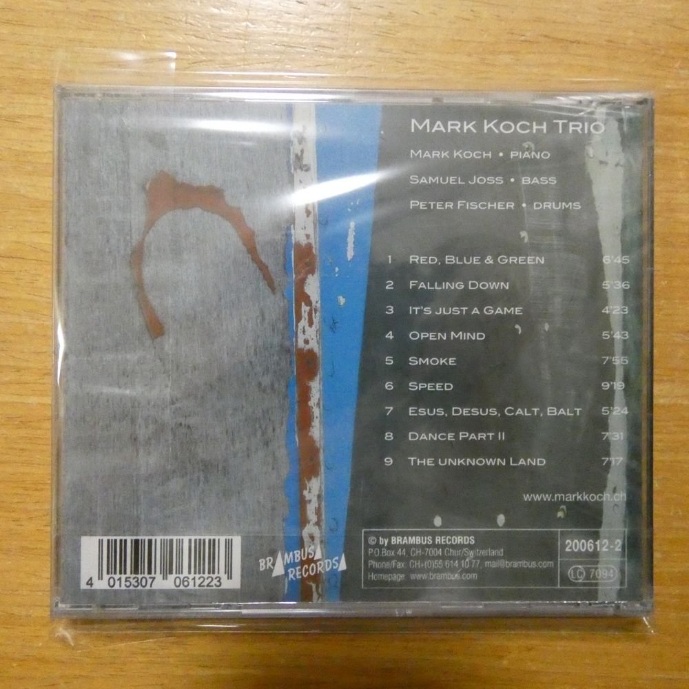 4015307061223;【未開封/CD】MARK KOCH TRIO / RED,BLUE&GREEN　BRAMBUS-200612-2_画像2