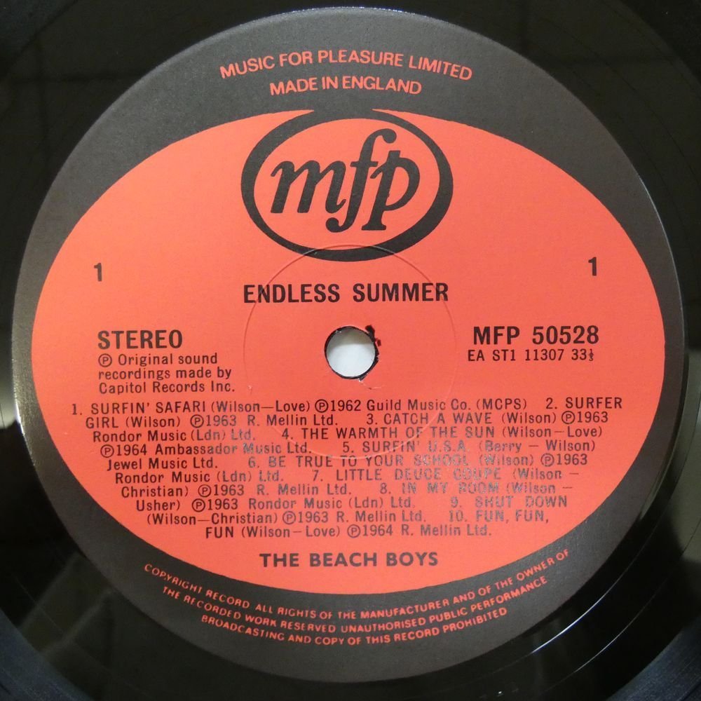 46064157;【UK盤/美盤】The Beach Boys / Endless Summer_画像3