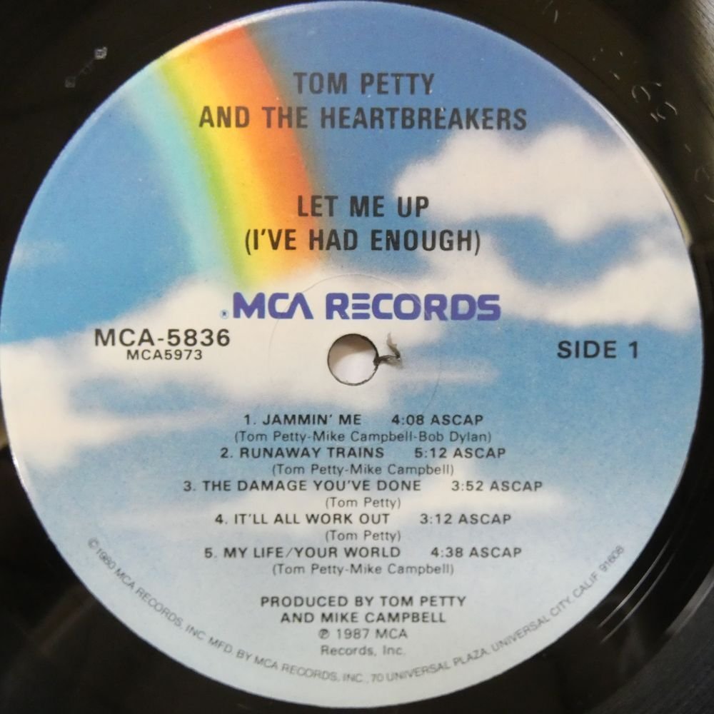 46064366;【US盤/シュリンク/ハイプステッカー】Tom Petty And The Heartbreakers / Let Me Up (I've Had Enough)_画像3