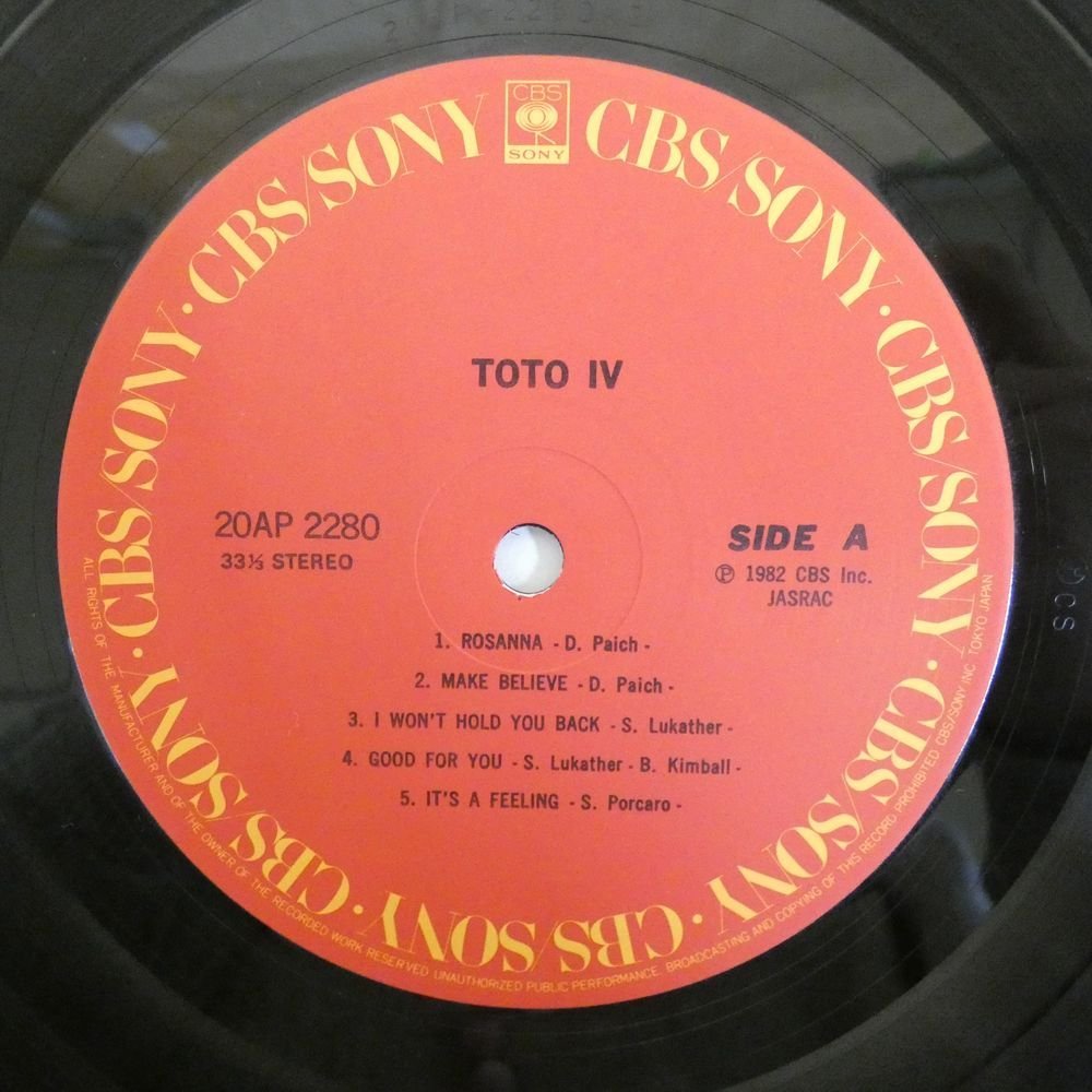 47048772;【帯付】Toto / Toto IV 聖なる剣_画像3