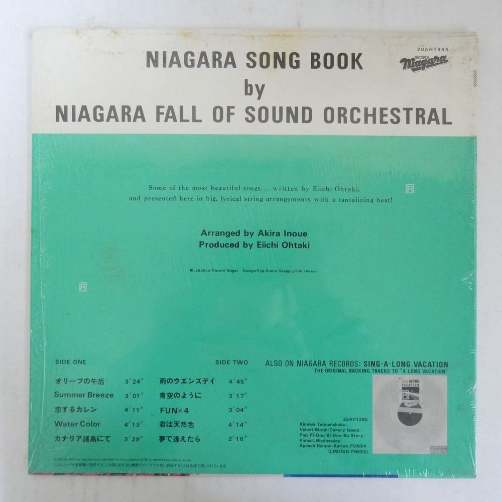 47048904;【ステッカー帯付/美盤/シュリンク】Niagara Fall Of Sound Orchestral / Niagara Song Book_画像2