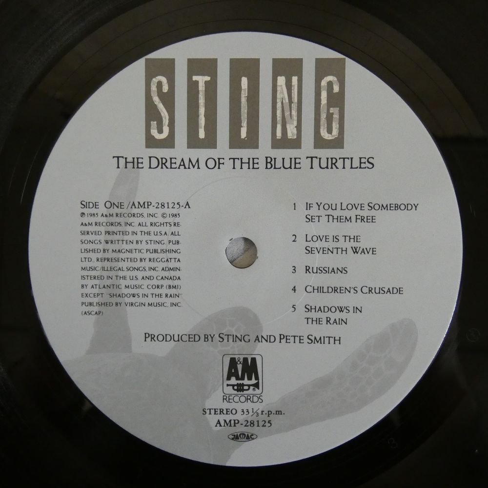 47049226;【帯付/カレンダー付】Sting / The Dream Of The Blue Turtles ブルー・タートルの夢_画像3
