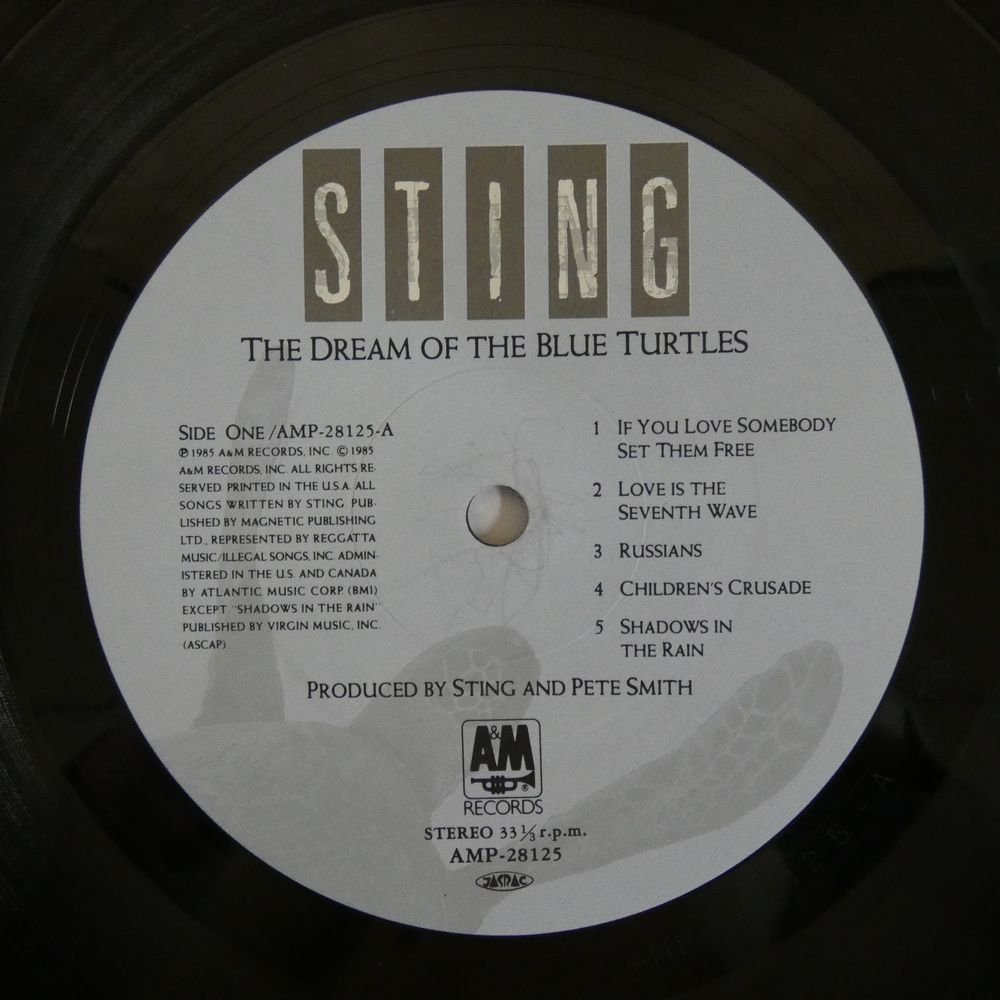 47049570;【帯付/カレンダー付】Sting / The Dream Of The Blue Turtles ブルー・タートルの夢_画像3
