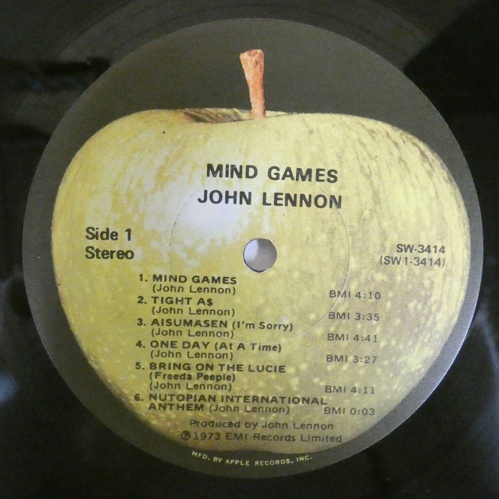 46064971;【US盤】John Lennon / Mind Games_画像3