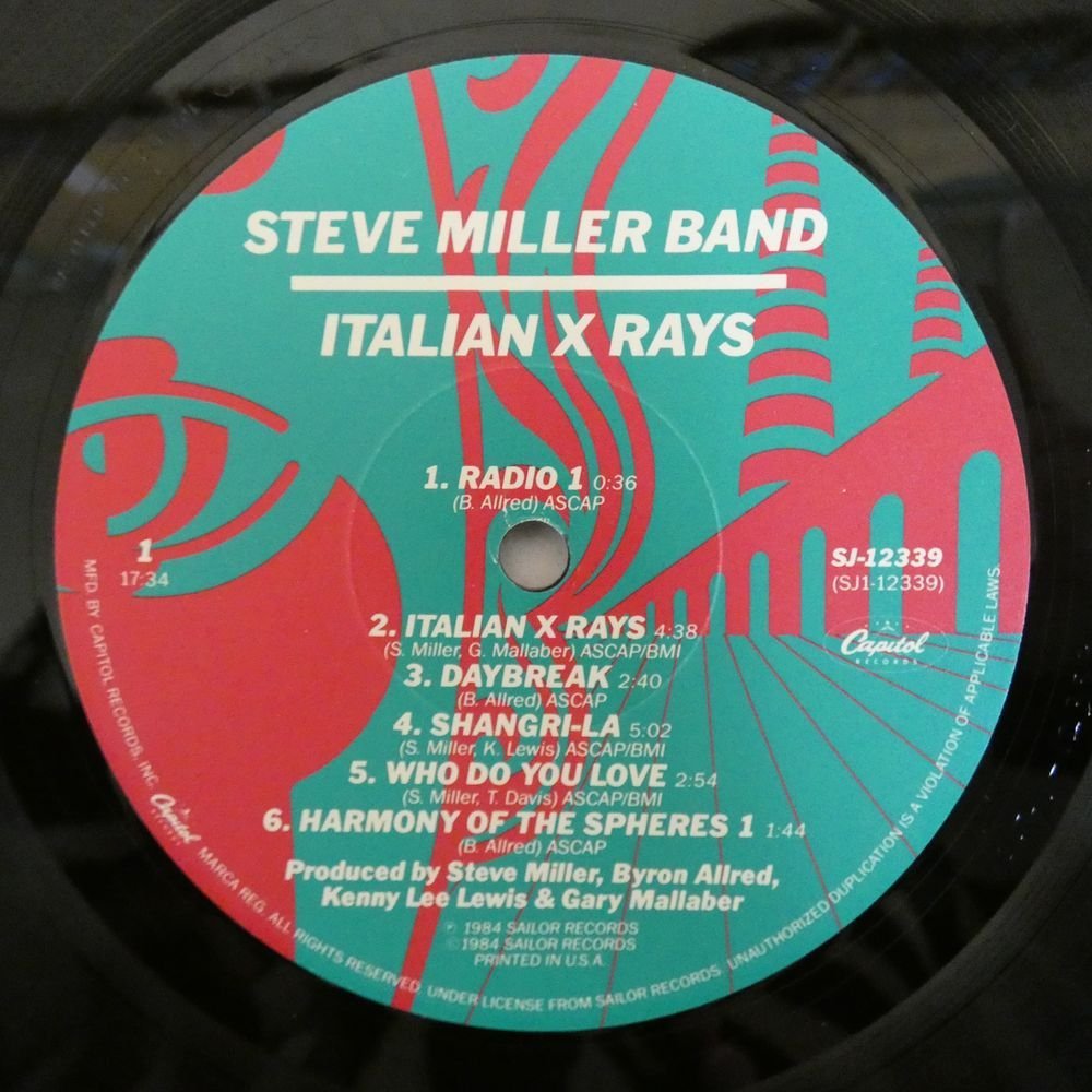 46065084;【US盤/シュリンク】Steve Miller Band / Italian X Rays_画像3