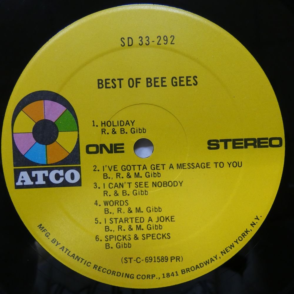46065059;【US盤】Bee Gees / Best Of Bee Gees_画像3