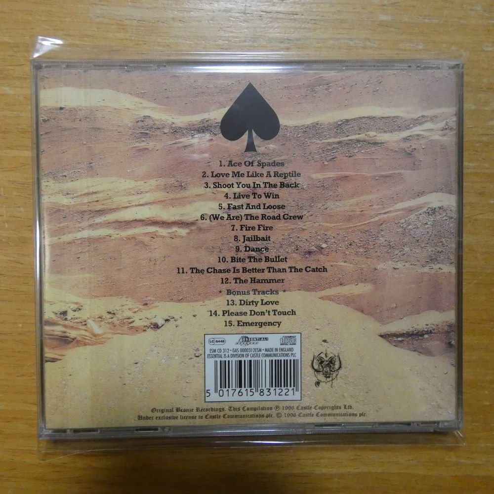 5017615831221;【CD/リマスター】MOTORHEAD / ACE OF SPADES　ESMCD-312_画像2