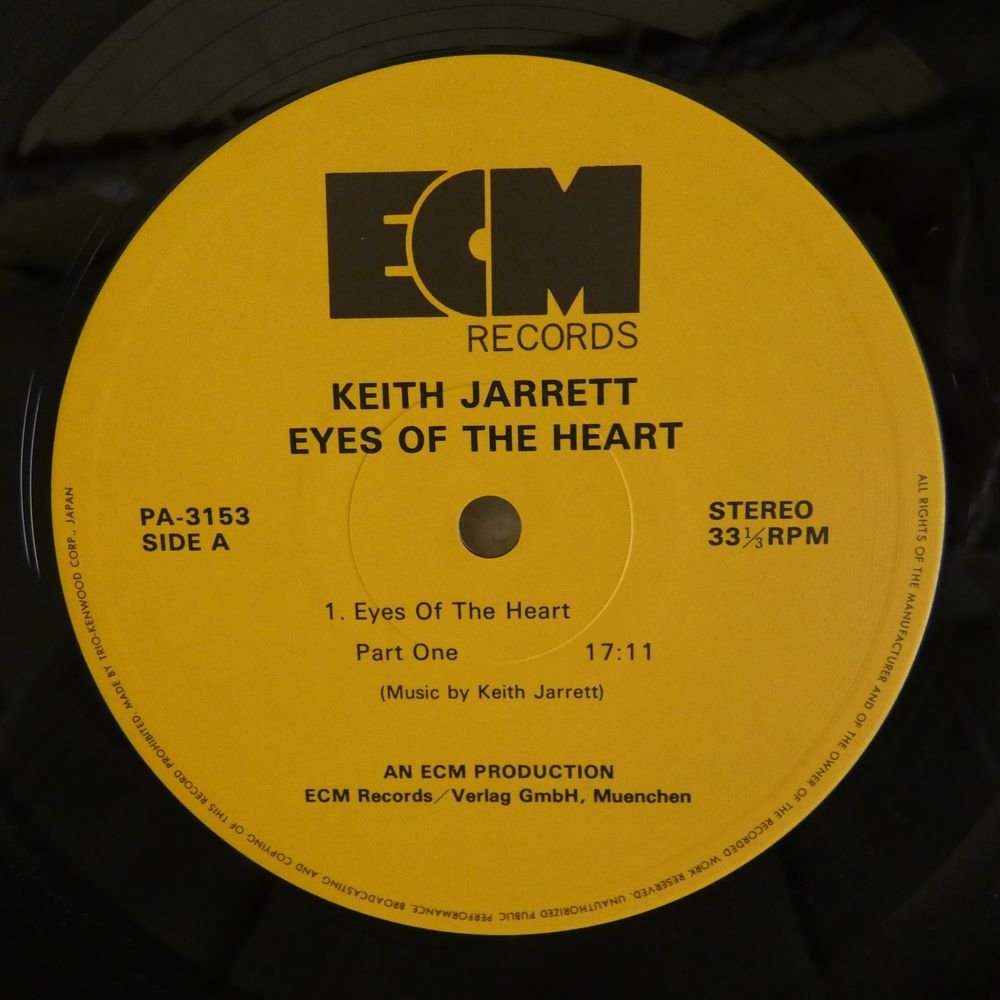 47050541;【帯付/ECM/2LP/見開き】Keith Jarrett / Eyes Of The Heart 心の瞳_画像3