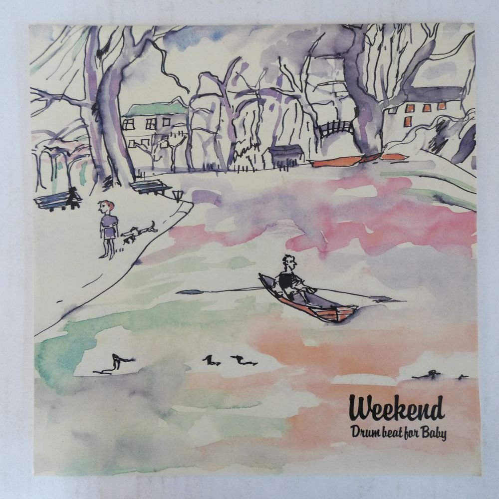 46065145;【UK盤/12inch/45RPM/コーティングジャケ】Weekend / Drumbeat For Baby_画像1