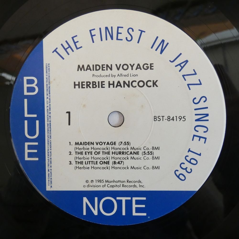 46065191;【US盤/BLUE NOTE/DMM】Herbie Hancock / Maiden Voyage_画像3