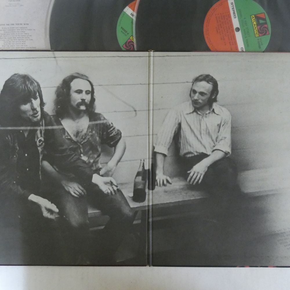 46065586;【国内盤/2LP/見開き】Crosby, Stills, Nash & Young / 4 Way Street 4ウェイ・ストリート_画像2