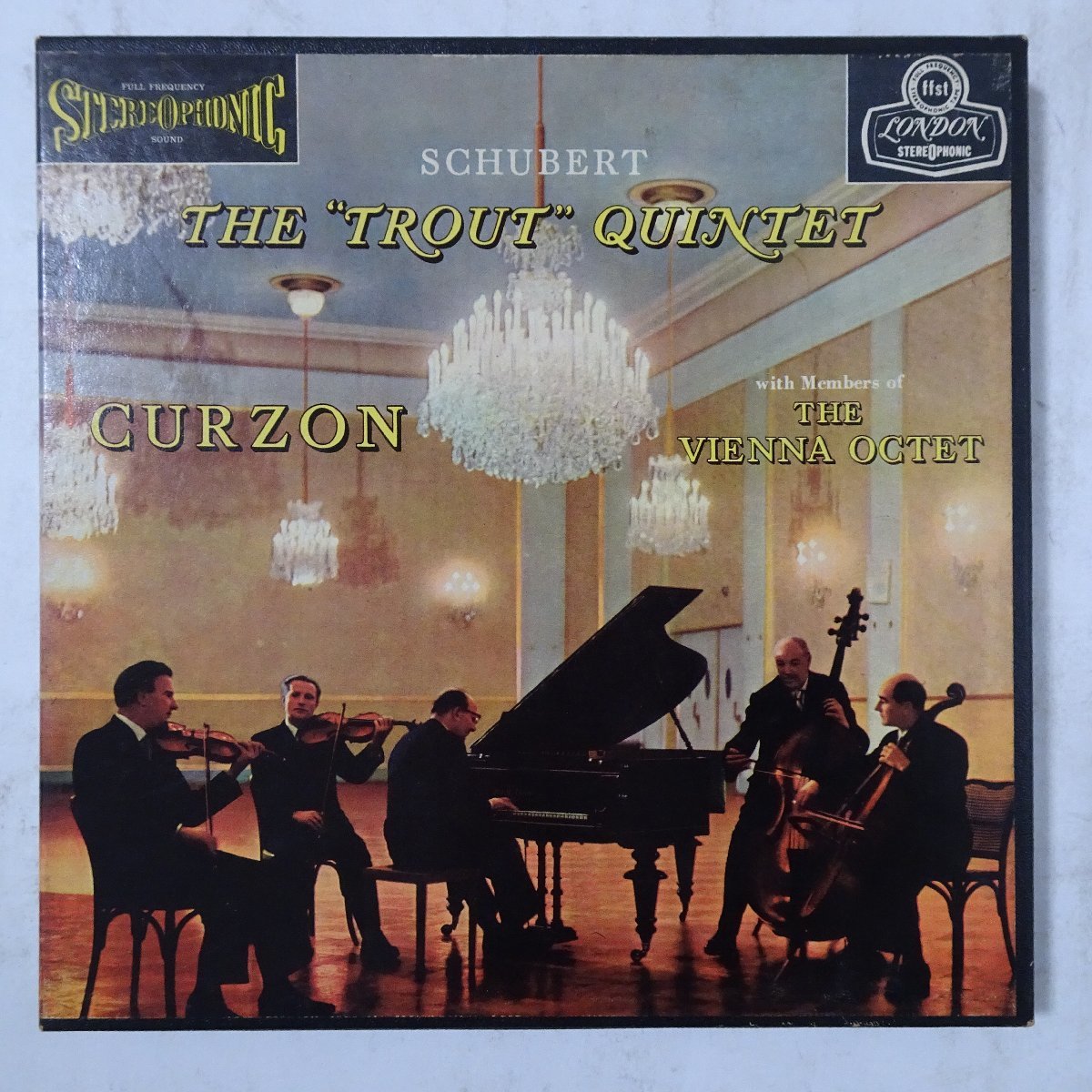 15005762;【7号オープンリールテープ/US盤!】The Trout Quintet / Schubert / Clifford Curzon / Members of The Vienna Octet_画像1