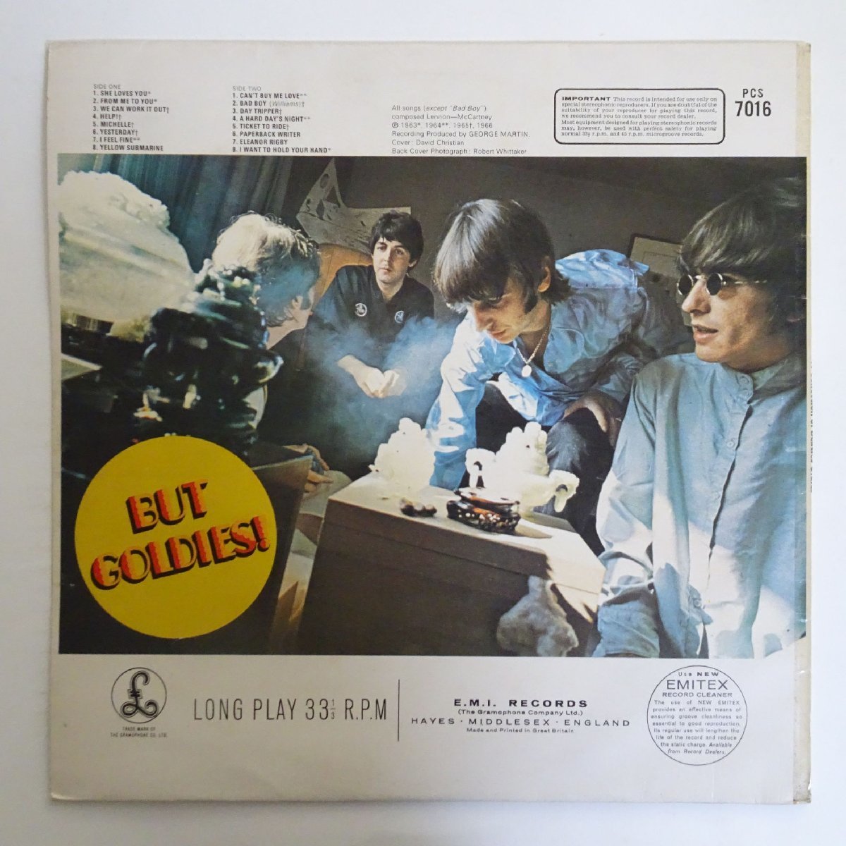 10020944;【UK盤/2EMI/マト両面1G/コーティングジャケ】The Beatles / A Collection Of Beatles Oldies_画像2