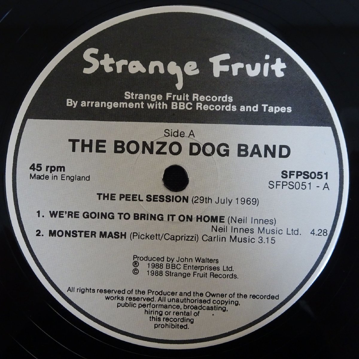 10021174;【UK盤/12inch】The Bonzo Dog Band / The Peel Sessions_画像3