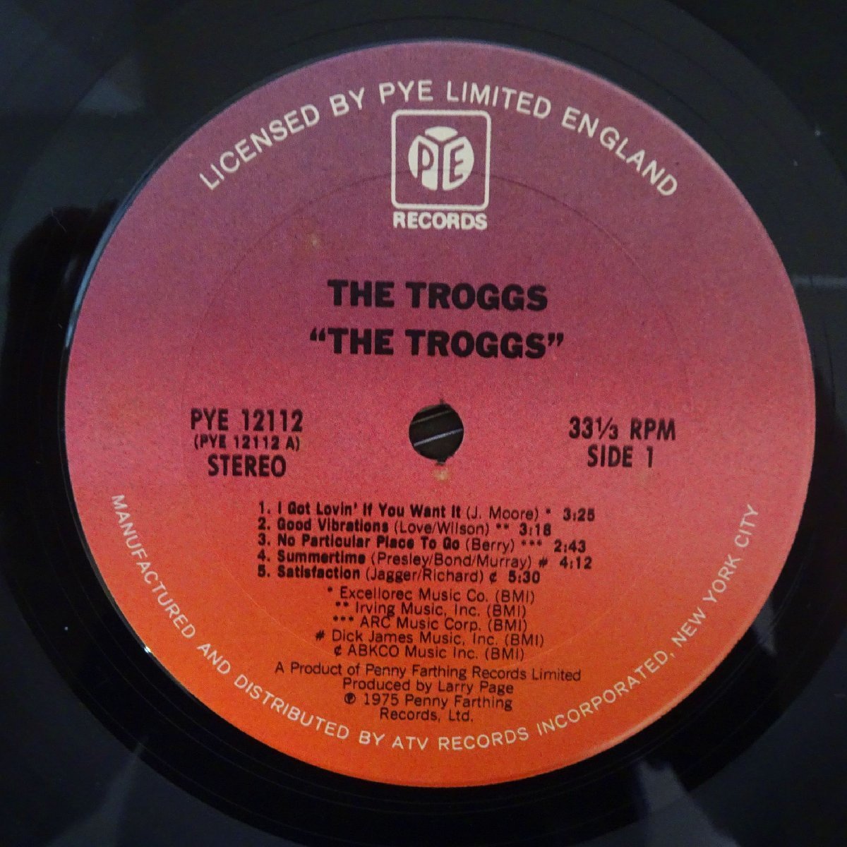 11180899;【US盤】The Troggs / S.T._画像3