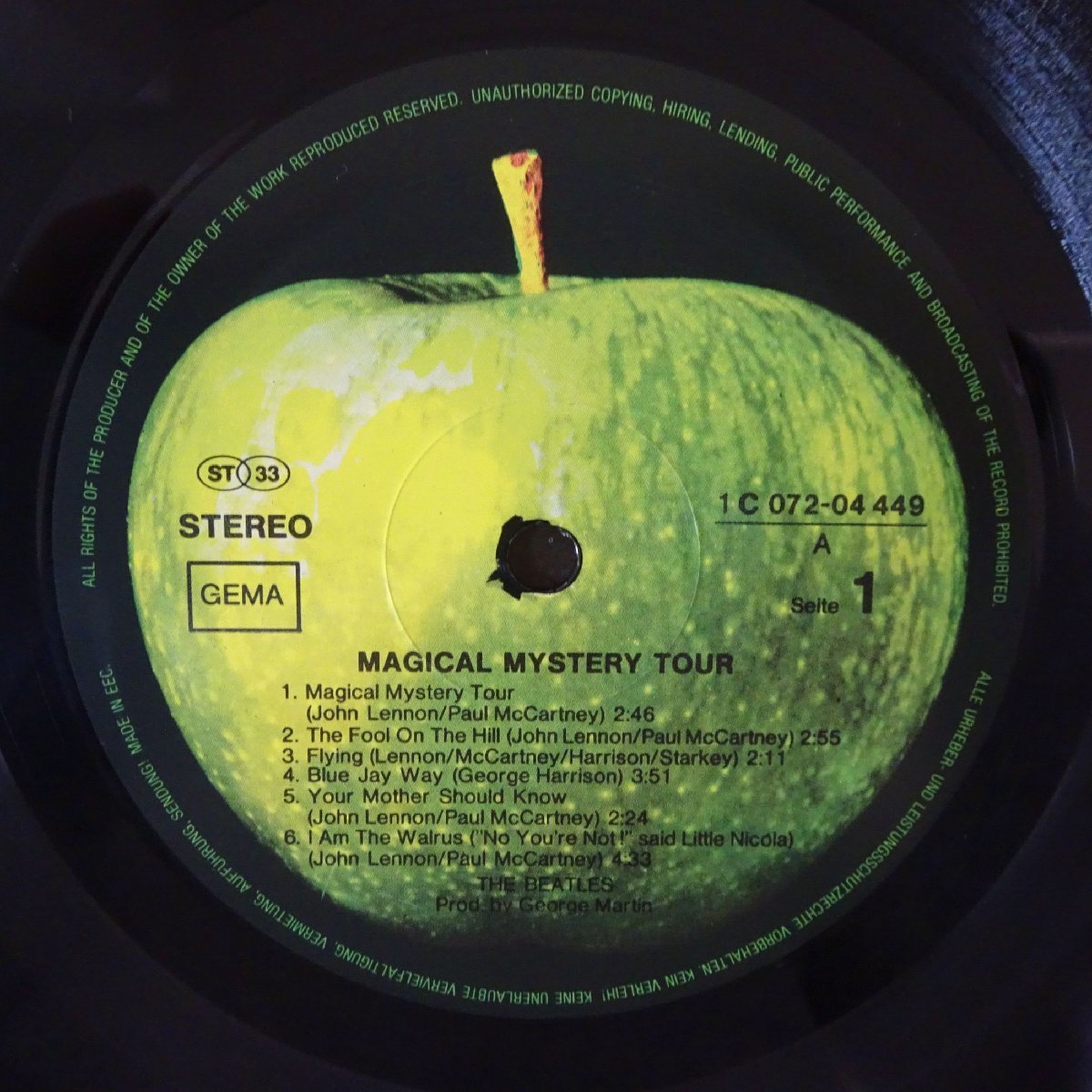 11181119;【Germany盤】The Beatles / Magical Mystery Tour Plus Other Songs_画像3