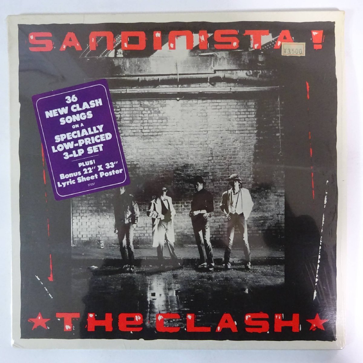 14029863;【US盤/3LP/ポスター付/ハイプステッカー/シュリンク付】The Clash / Sandinista!_画像1