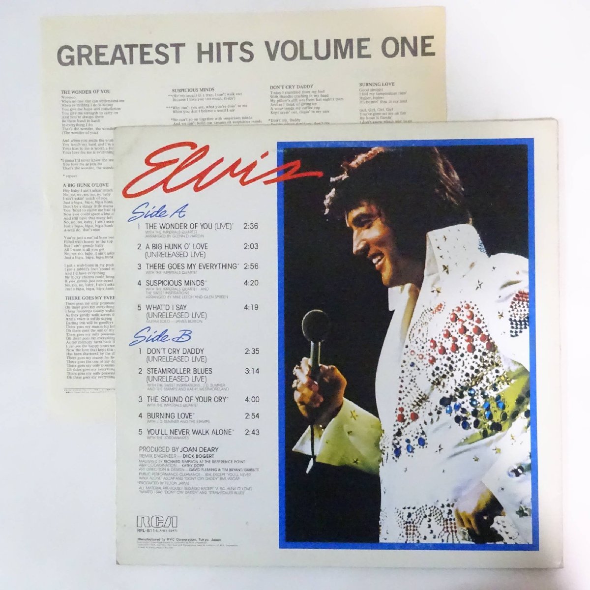 11182142;【国内盤】Elvis Presley / Elvis Greatest Hits Volume One_画像2