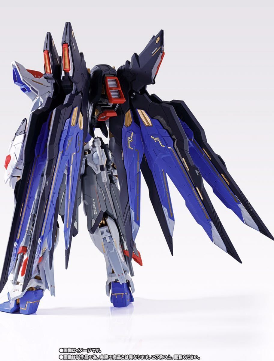 metal build ストライクフリーダムガンダム BLUE SOUL ver + 光の翼オプションセットblue soul ver 新品輸送箱未開封_画像4