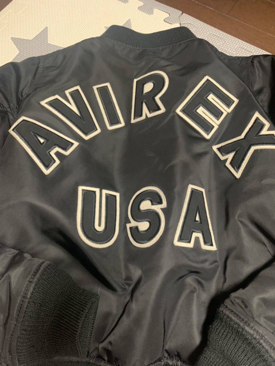 AVIREX flight jacket MA-1 USA lady's Avirex black color 