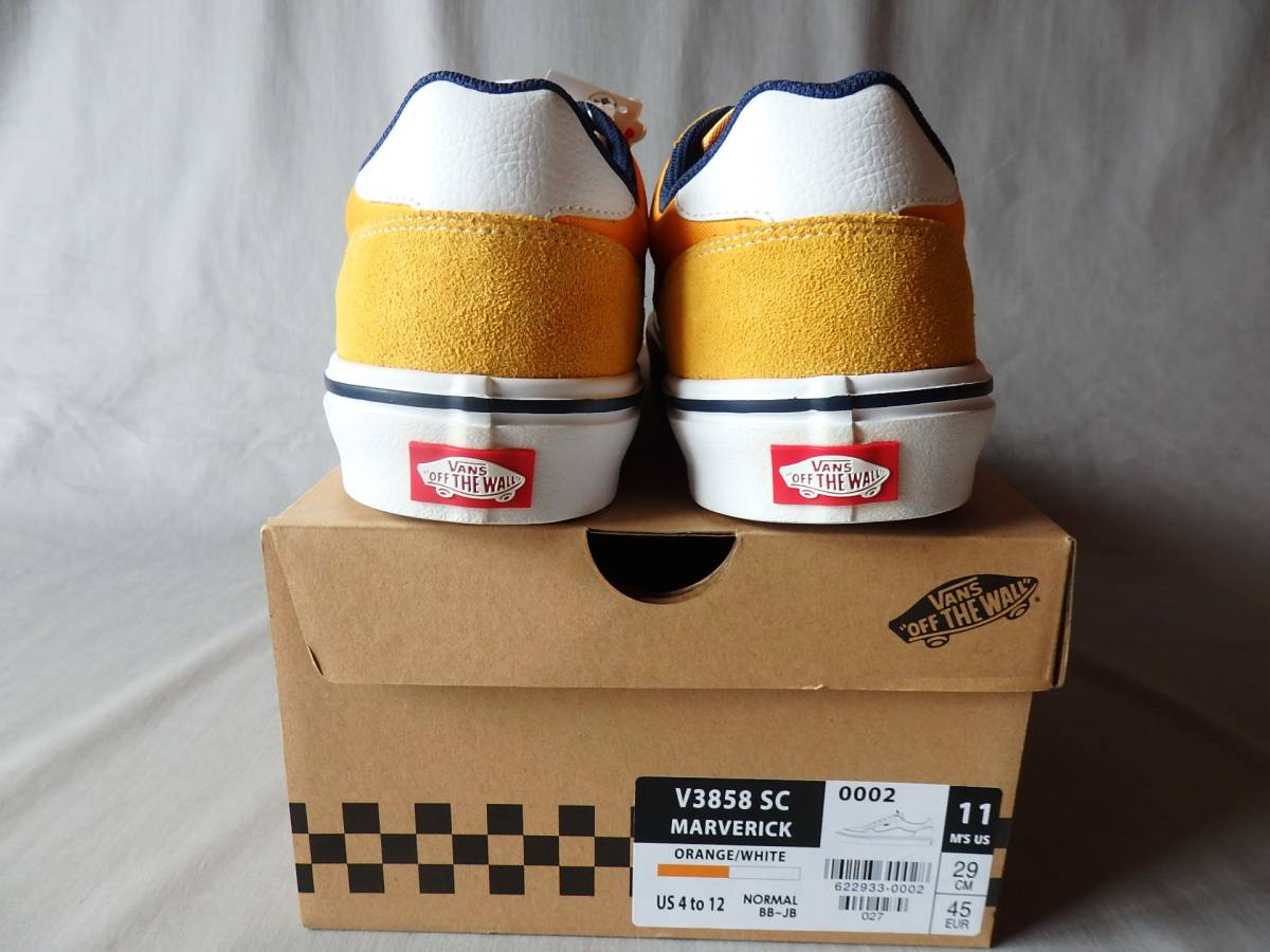 29cm！新品◆VANS　MARVERICK YELLOW◆US11(29cm)◆サーフィン/スケートボード/スノーボード/BMX_画像8