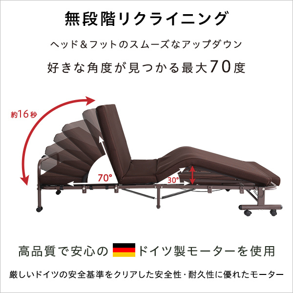 電動リクライニングベッド KLAPP-クラップ- 電動リクライニングベッド KLAPP-クラップ-