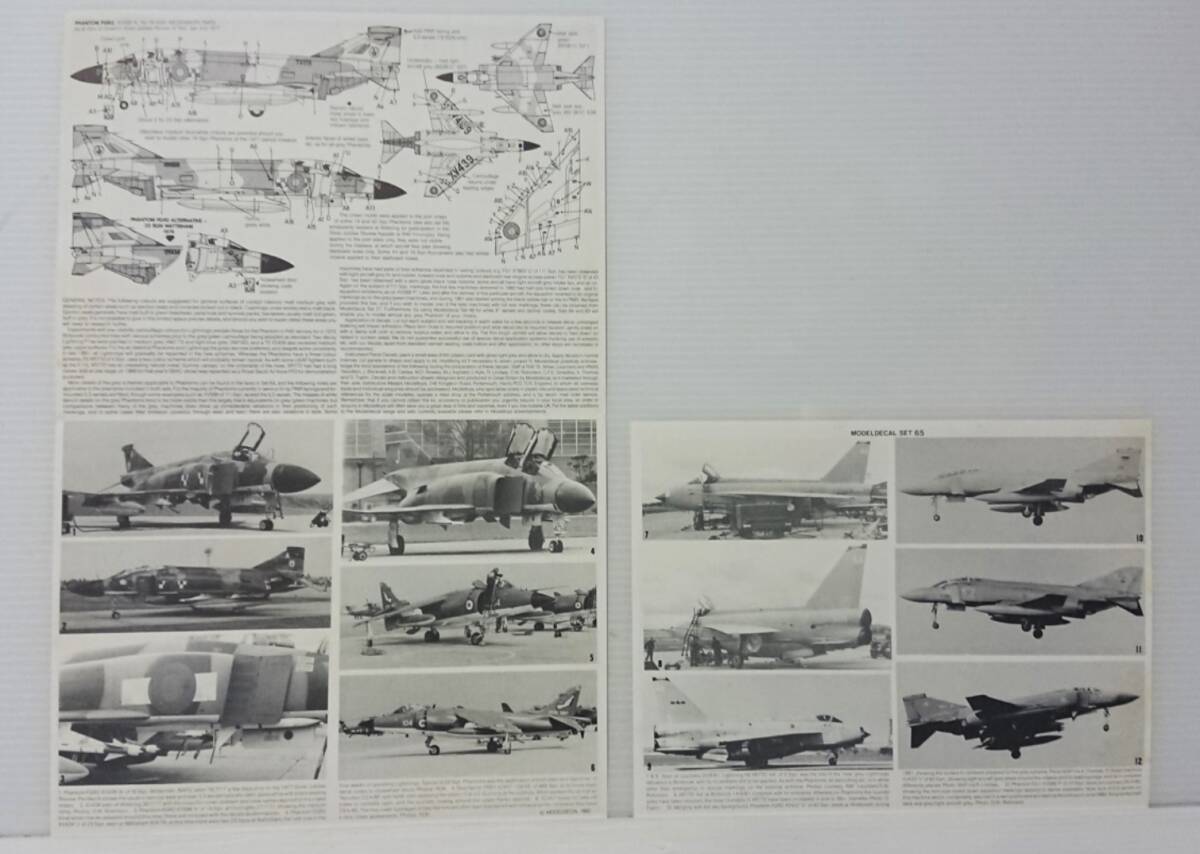ジャンク品 当時物 戦闘機用 デカールシール　色々 2セット　NO、6　独特の匂い有り 20年以上前に購入 ワンオーナー品_画像6
