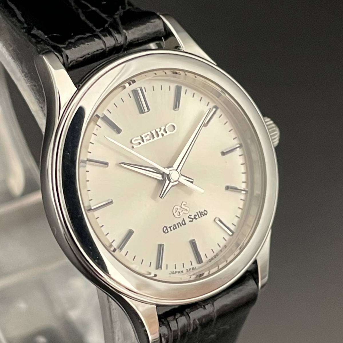 ☆1円スタート☆グランドセイコー/Grand Seiko/3F81-0A30/電池式/クオーツ/24㎜/レディース腕時計/女性/3針/シルバー/精度良好/ノンデイト_画像2