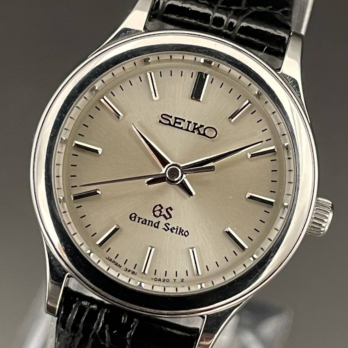 ☆1円スタート☆グランドセイコー/Grand Seiko/3F81-0A30/電池式/クオーツ/24㎜/レディース腕時計/女性/3針/シルバー/精度良好/ノンデイトの画像1