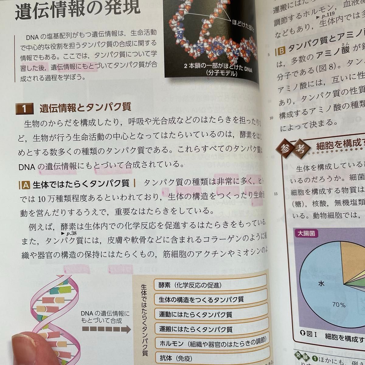 改訂版 生物基礎 [104数研/生基316] 文部科学省検定済教科書、生物基礎リードlightノート解答付き