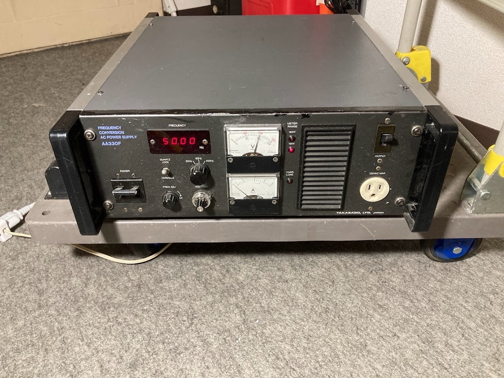 28500円 送料無料 高砂 アンプ方式交流電源 AA330Fアイソ 28500円 送料無料 高砂 アンプ方式交流電源 AA330Fアイソ