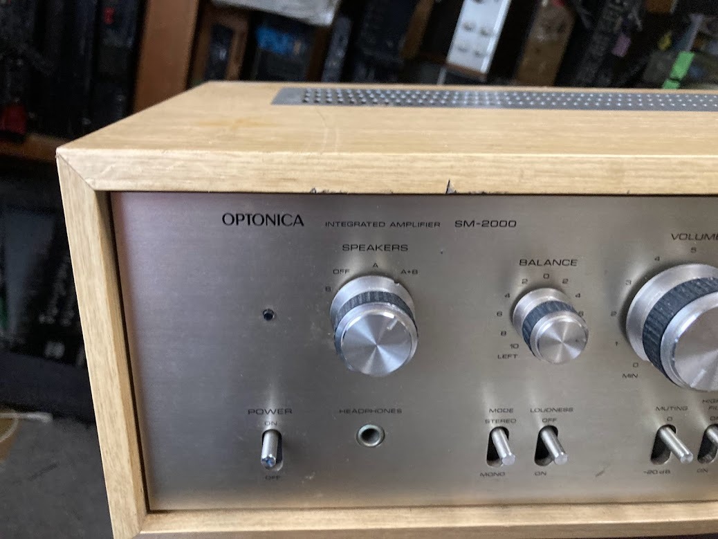 Yahoo!オークション - OPTONICA SM-2000 プリメインアンプ 完動 Yahoo!オークション - OPTONICA SM-2000 プリメインアンプ 完動
