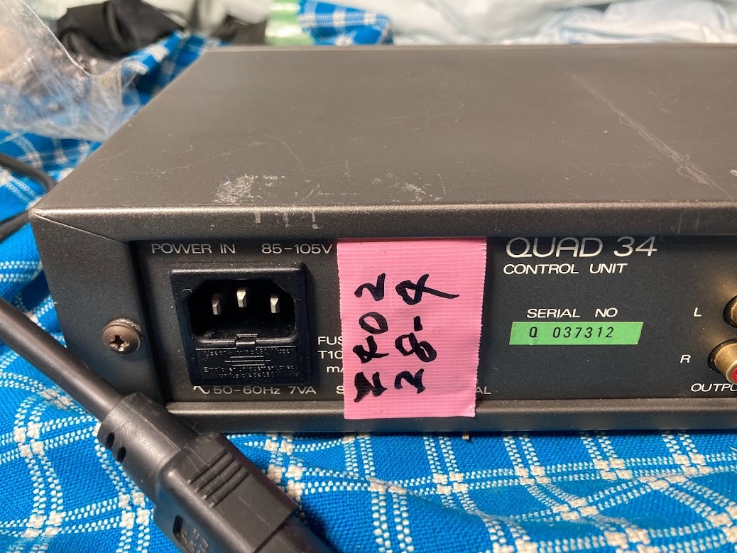 Yahoo!オークション - QUAD 34 プリアンプ 完動品 【3ヶ月保証 Yahoo!オークション - QUAD 34 プリアンプ 完動品 【3ヶ月保証