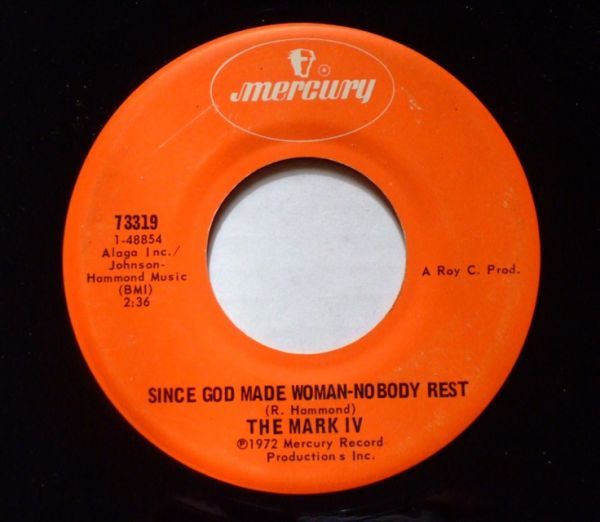 Group Soul / Funk 45 ★★ THE MARK IV - HONEY I STILL LOVE YOU（MERCURY）★★ グループ・ソウル / ファンク 7” シングル盤_画像2