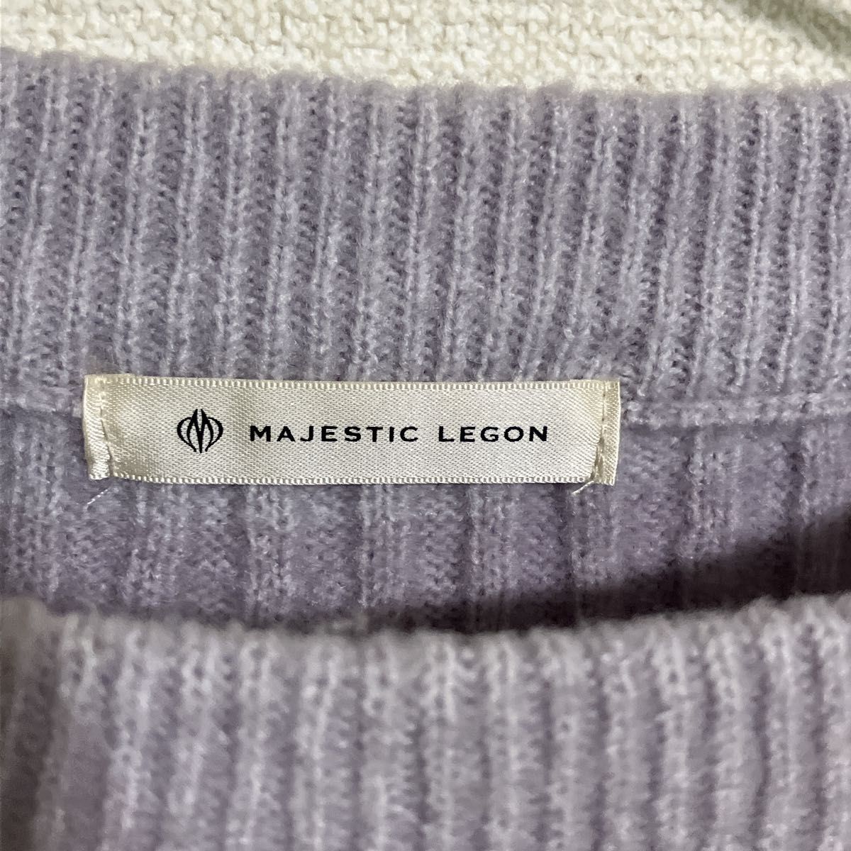 MAJESTIC LEGON  ニット M パープル セーター