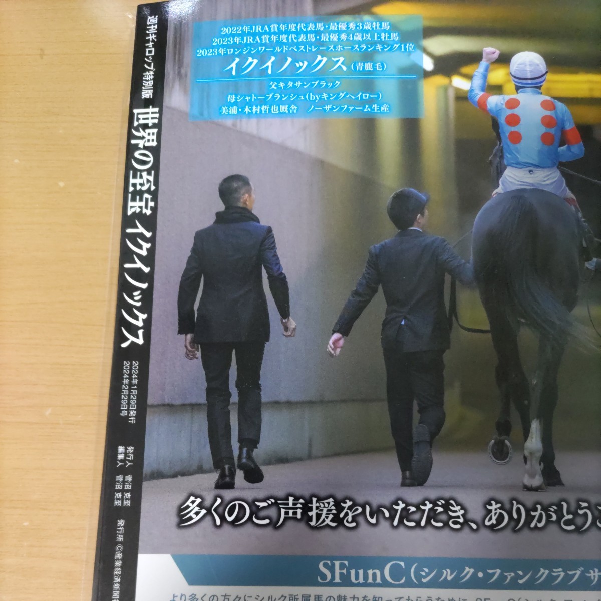 イクイノックス　競馬　コレクション　週刊ギャロップ特別版　未使用　世界の至宝　未使用　全10戦の軌跡　有馬記念　ジャパンカップウマ娘_画像6